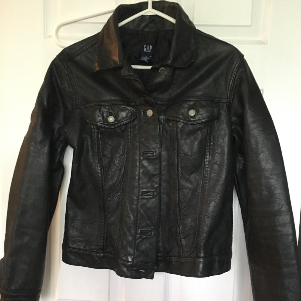 Gap Leather ‘Jean’ Jacket